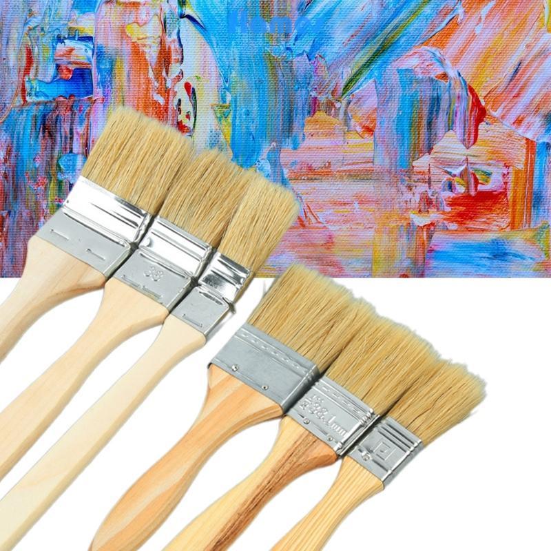 FL Artist Flat Paint Brush Flat Head Paint Brush Bàn chải sơn lông lớn
