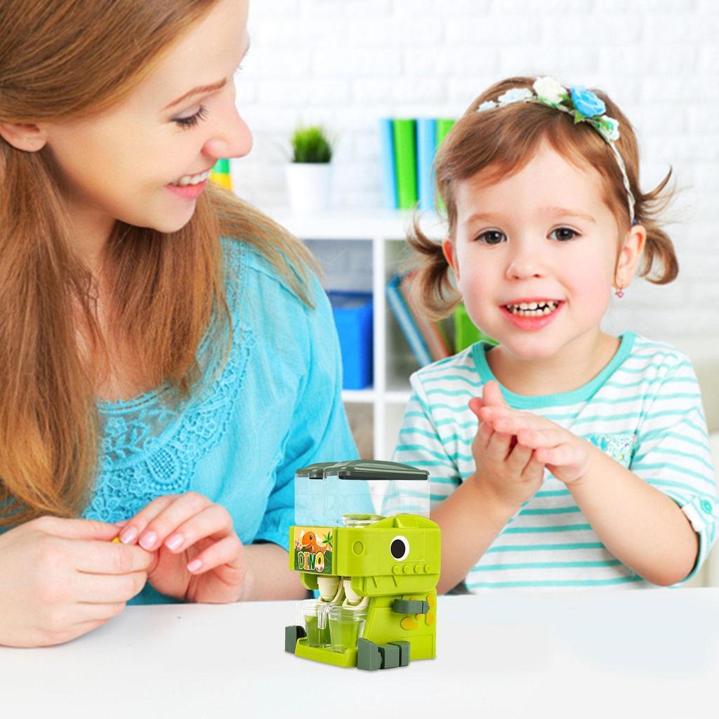 Mini Water Dispenser Cute Dinosaur Miniature Household Water Cooler Fountain Toy Drinking Fountain M