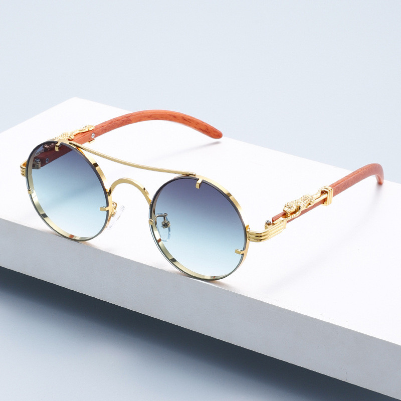 Kính Mát Nam Tròn Kim Loại Feng Channel - Phong Cách Thanh Lịch Cho Kỳ Nghỉ