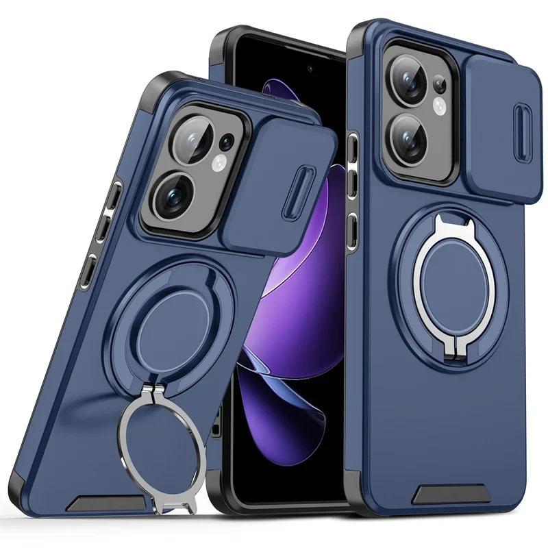 Giáp Chống Sốc Từ Nhẫn Đứng Ốp Lưng Điện Thoại OPPO Reno 13 13F 13 F Reno13 Pro 5G Trượt Ống Kính Bảo Vệ Funda | BigBuy360 - bigbuy360.vn