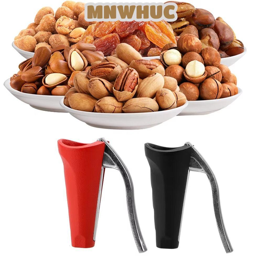 MNWHUC Pecan Nuts Clip, Phễu Hình Hợp Kim Kẽm Kìm Hạt phỉ, Dụng Cụ Mở Hạt Đỏ Màu Đen Bền Đẹp Sheller