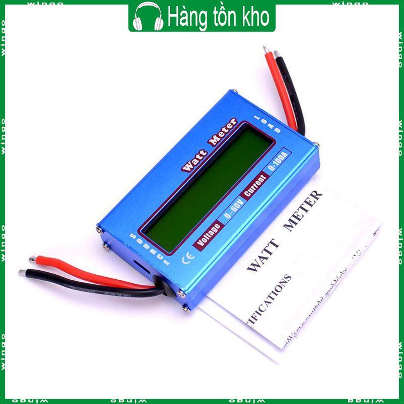WIN DC 60V 100A Máy phân tích điện áp cân bằng RC Watt Meter Checker Bền