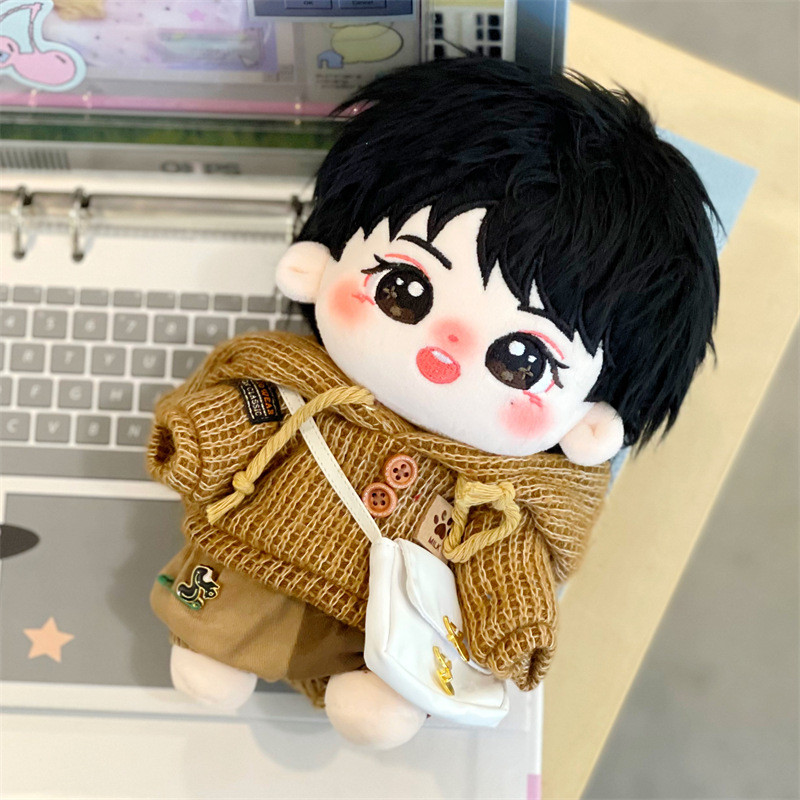 20cm Zhou Keyu Cotton Doll Plush Original Toy Zhou Xiaodan Celebrity Plushie