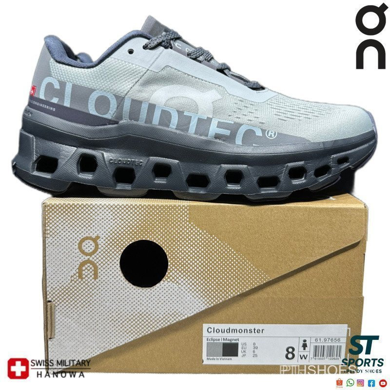 Giày chạy bộ đế dày thoáng khí Cloud Monster 2 Unisex DY6X