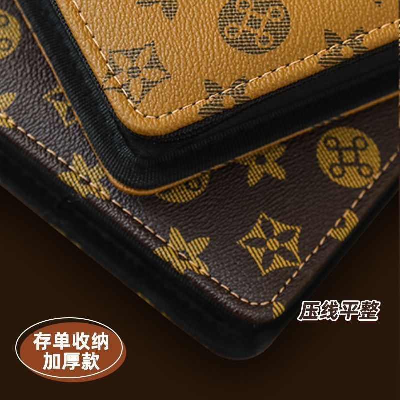New Product#Zipper Password Lock Deposit Slip Binder Bank Passbook Booklet Household Book Storage Co