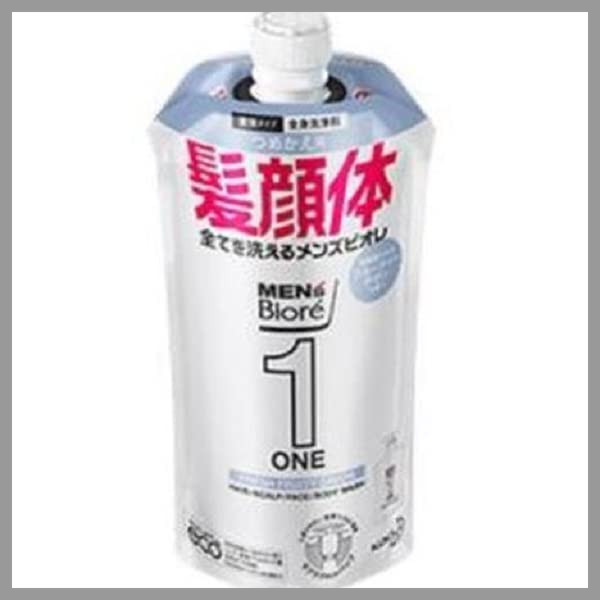 Sản phẩm tắm toàn thân Men's Biore One với hương thơm fruity mát lạnh.