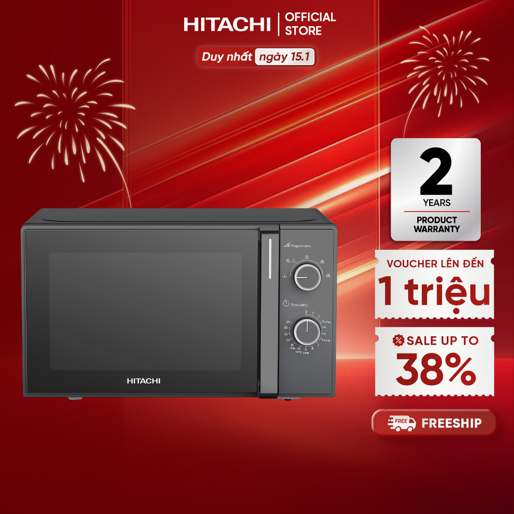 Lò vi sóng Hitachi HMR-M2002 20L- Bảo hành 24 tháng