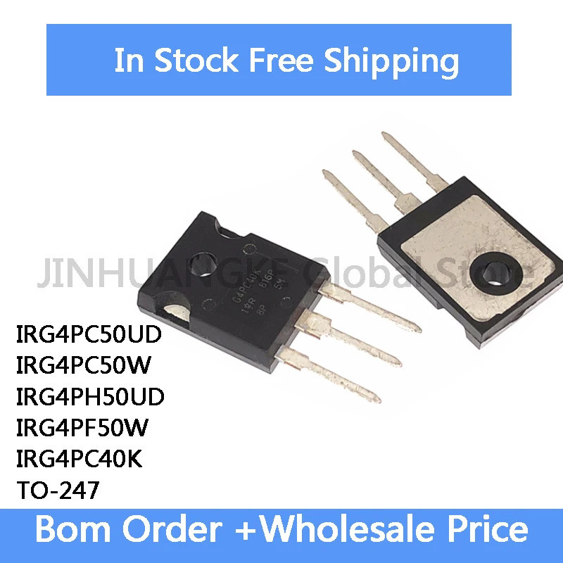 5 Chiếc IRG4PC50UD IRG4PC50W IRG4PH50UD IRG4PF50W IRG4PC40K TO-247 IC Còn Hàng Bán Buôn