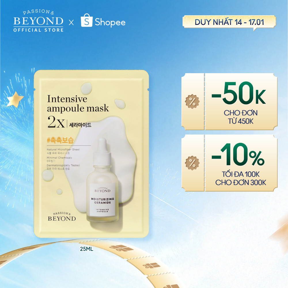 [Beyond Official] Mặt nạ dưỡng ẩm Beyond Intensive Ampoule Mask 2X Ceramide 26ml