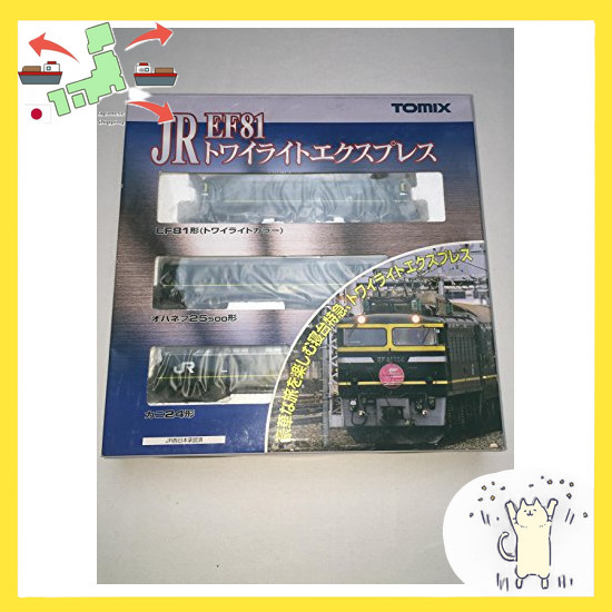 [Japanese Version] N Gauge Train Car EF81 Twilight Express Basic Set (3 Cars) 92240