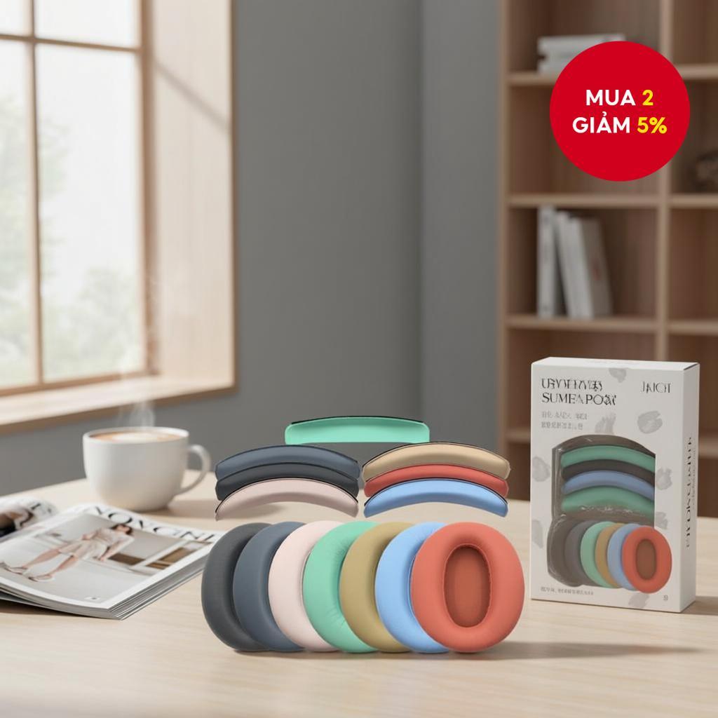 Miếng đệm tai và đệm đầu cho tai nghe Edifier W820NB Plus, W820NB