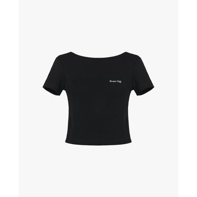 GIGI - Áo croptop nữ cổ thuyền tay ngắn_G1211T251226-66