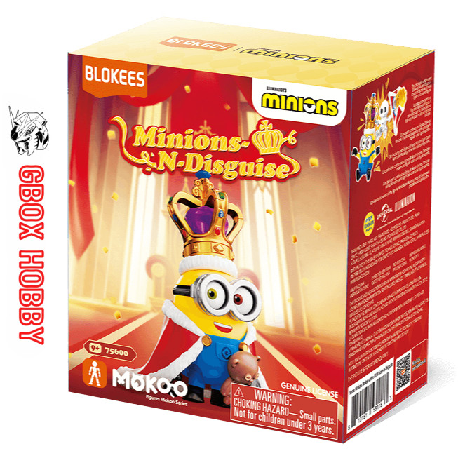Mô hình Blokees Minions Mokoo Series 01 Minions N Disguise ED05 hộp mù blind box ngẫu nhiên
