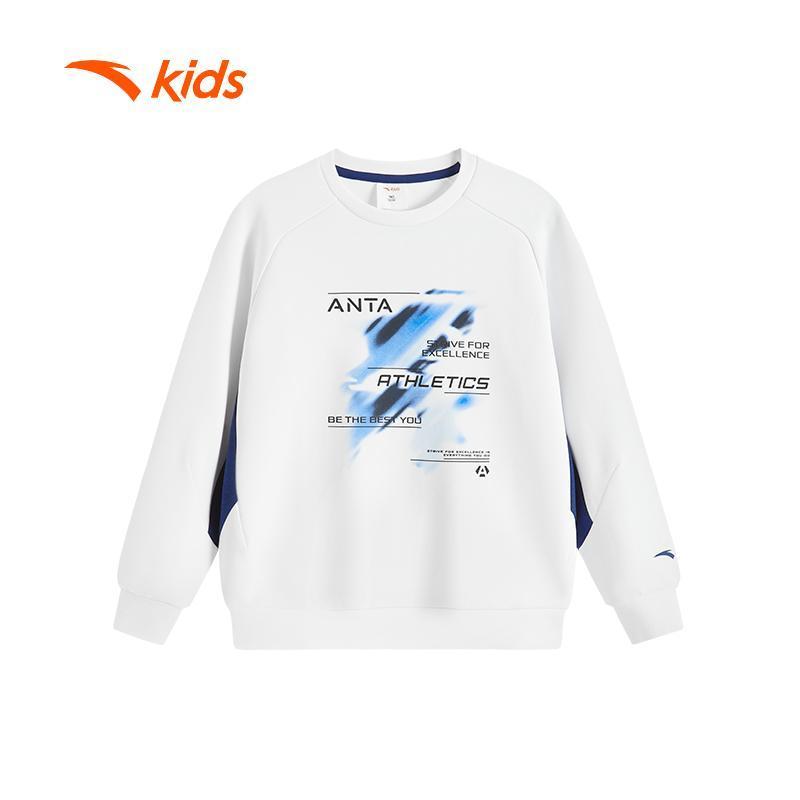 ANTA Kids Áo Sweater Dài Tay Bé Trai 3525C7713