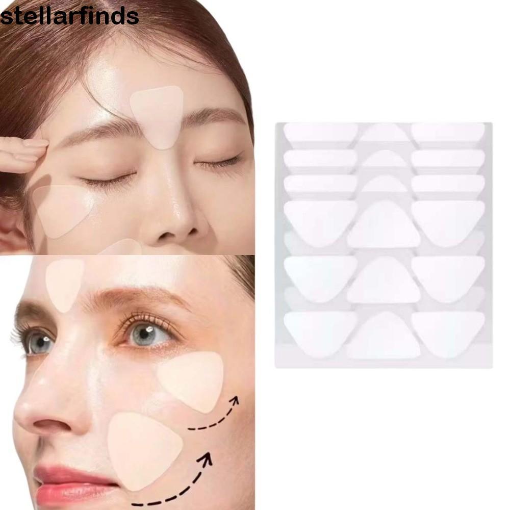 QWDLID Forehead Nasolabial Fold Patch, Skin Lift Up Forehead Patterns Lift Facial Tape, Face Lines S