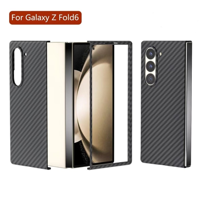 Ốp Lưng Siêu Mỏng Cho Samsung Galaxy Z Fold 6 Ốp Lưng Matte Cứng Sợi Carbon Họa Tiết Họa Tiết Dành C