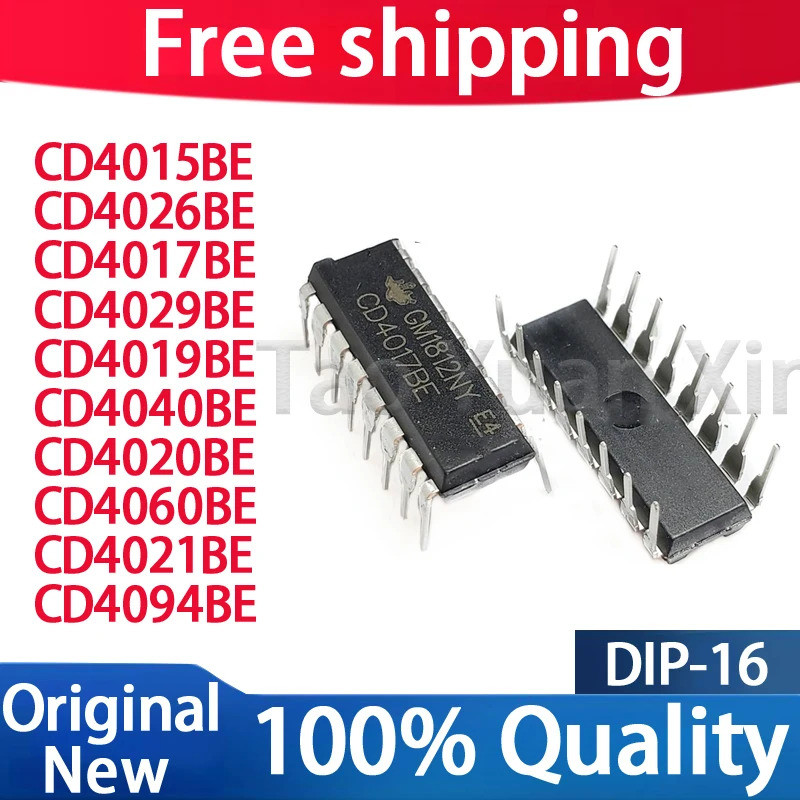 5 Chiếc CD4015BE CD4017BE CD4019BE CD4020BE CD40221BE CD4026BE CD4029BE CD404040BE CD4060BE CD4094BE