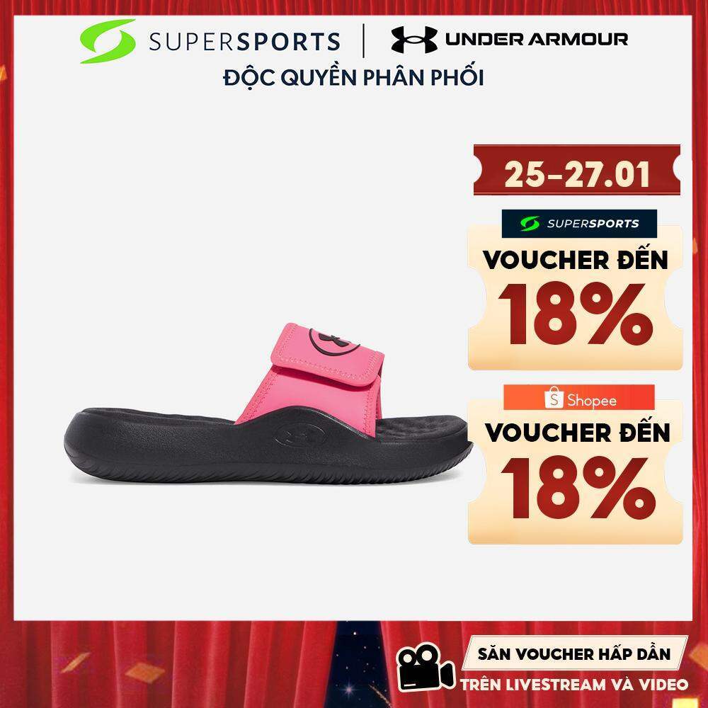 Dép Quai Ngang Nữ Under Armour Ignite Pro 8 - Hồng - 6000033-672