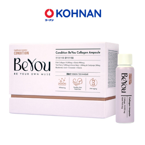 Nước collagen KOLMAR beyou condition ampoule thực phẩm bổ sung 10.000mg hộp 10 chai x 45ml