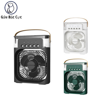 Quạt Phun Sương Mini Làm Mát 600Ml Có Chế Độ Hẹn Giờ Thông Minh Tích Hợp Đèn Led Tiện Lợi Dễ Dàng Sử Dụng