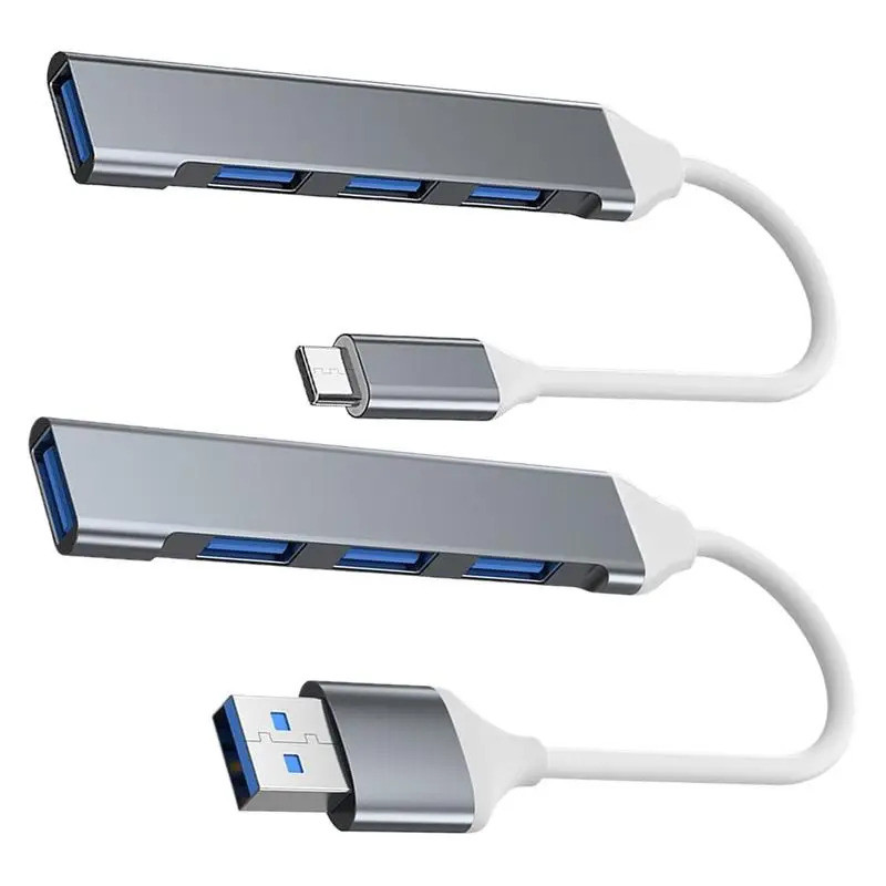 USB 3.0 Hub USB Hub 4 Cổng Tốc Độ Cao Loại C 3.0 Bộ Chia 5Gbps Cho PC Máy Tính Để Bàn Laptop Ổ Đĩa F