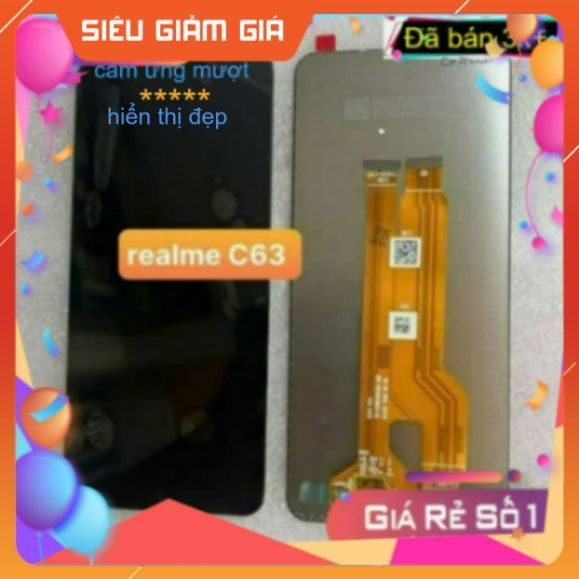 >< Màn OP Realme C63/ Realme C61/ Narza N63/ Realme C63S/ Realme Note 60 (tặng keo, cường lực) "ok"