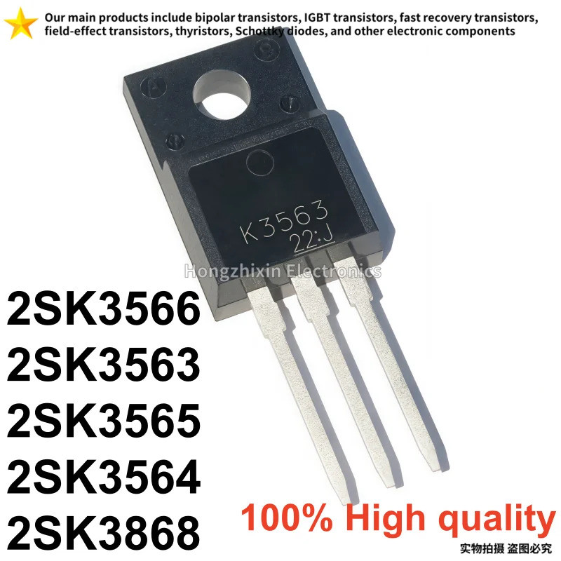 5 CHIẾC 2SK3566 K3566 2SK3563 K3563 2SK3565 K3565 2SK3564 K3564 2SK3868 K3868 TO-220F Bóng bán dẫn h