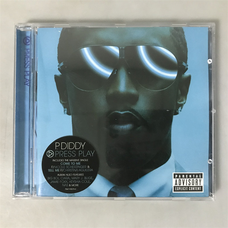 (Mở niêm phong) Diddy – Press Play CD youzi CD và trang giấy tốt