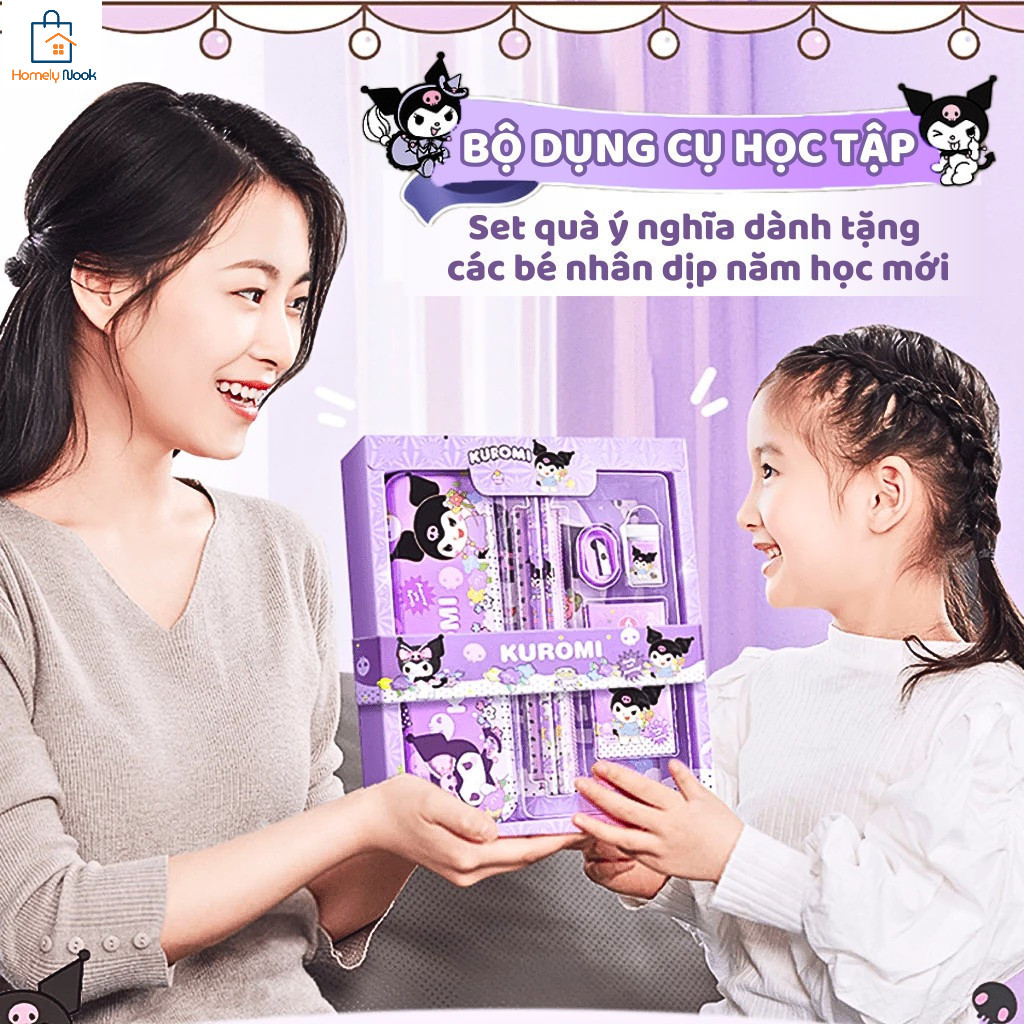 Quà sinh nhật cho trẻ em, bộ quà tặng cho cả lớp, bộ quà tặng văn phòng phẩm cho trẻ em.