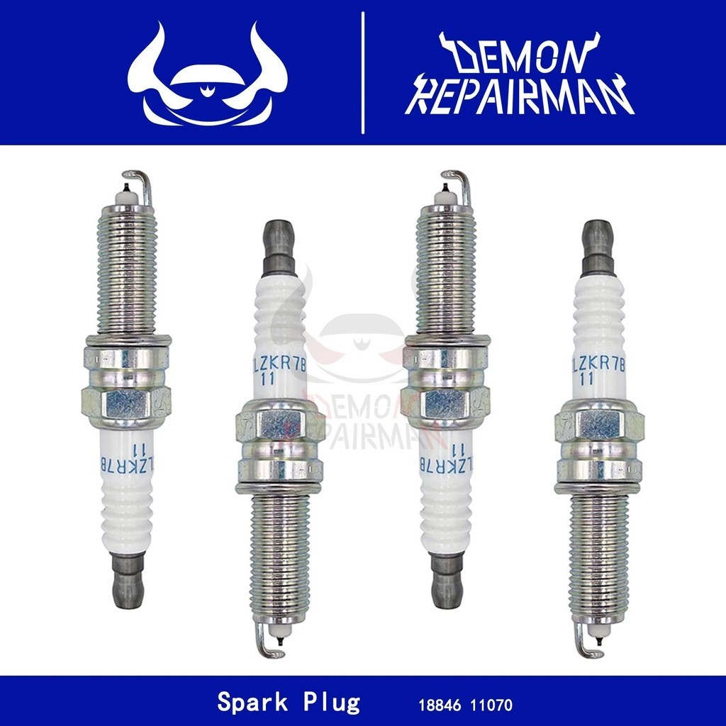 4 Chiếc 9807B-5617W IZFR6K-11 Laser Iridium Bugi Cho Xe Honda Accord Acura RL TL RSX TSX Civic CRV Y