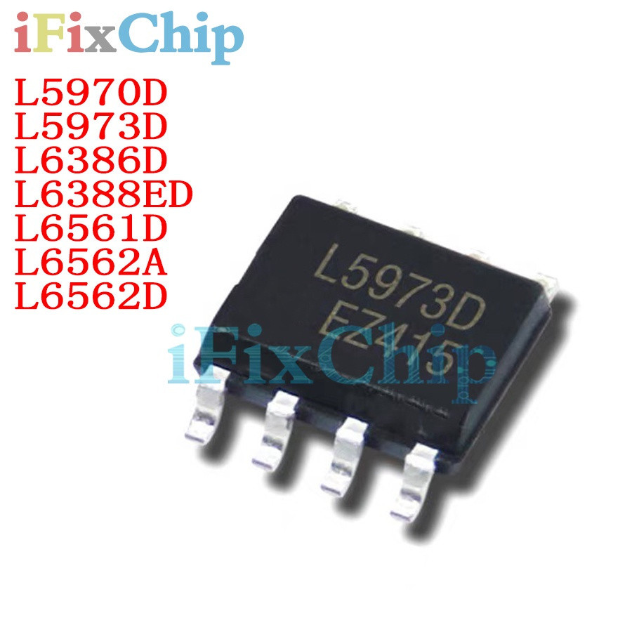 5 CÁI L5970D L5973D L6386D L6388ED L6561D L6562A L6562D L5970 L5973 L6386 L6388 L6561 L6562 SOP8 IC 