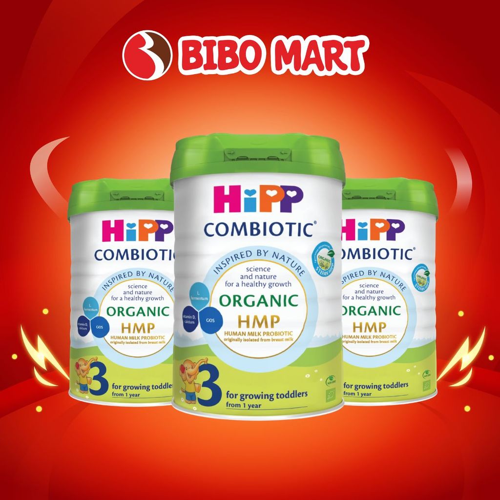 Sữa Bột Hipp Organic Combiotic Số 3 Sữa Công Thức Cho Trẻ Lon 800g - Bibomart