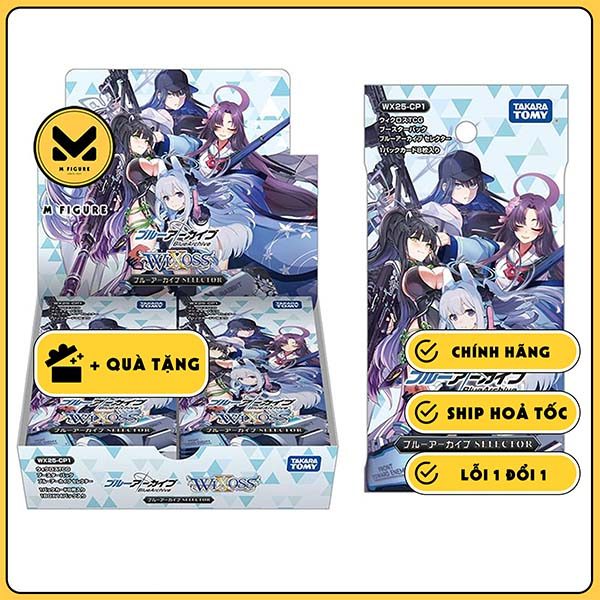 (1 PACK) THẺ BÀI Blue Archive - WIXOSS - SELECTOR (WX25-CP01) PACK CARD CHÍNH HÃNG