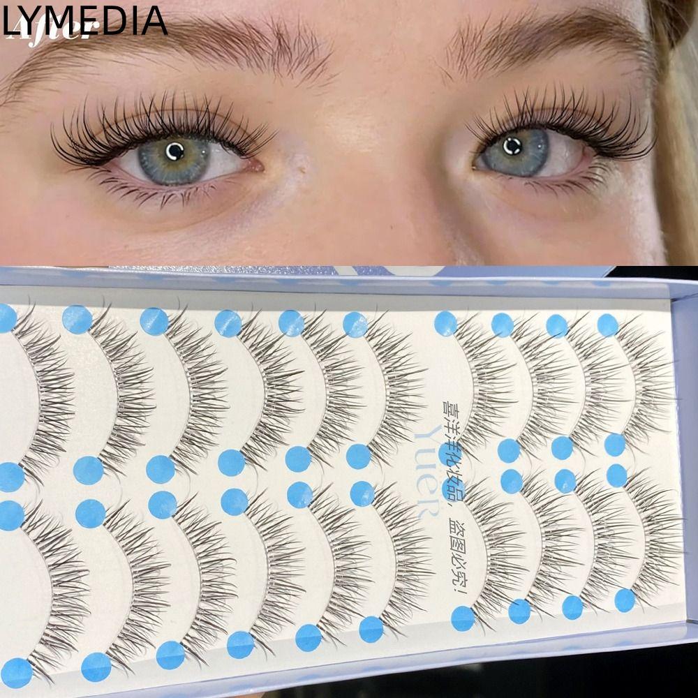 LYMEDIA Lông Mi Giả, Lông Mi Wispy Tự Nhiên, Hot Long Volume Mink Handmade Lông Mi Giả Trang Điểm Nố