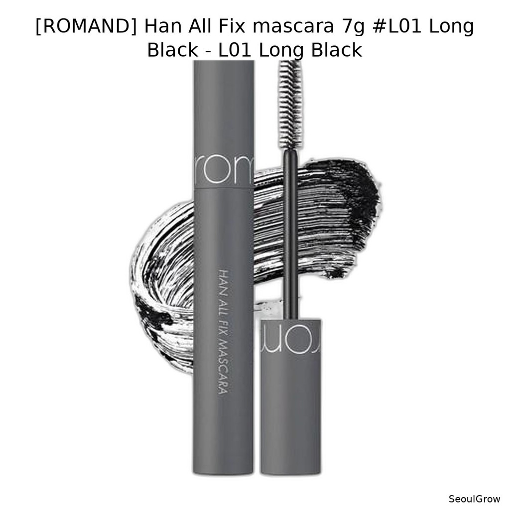 [ROMAND] mascara Han All Fix 7g #L01 Màu đen dài - L01 Đen dài