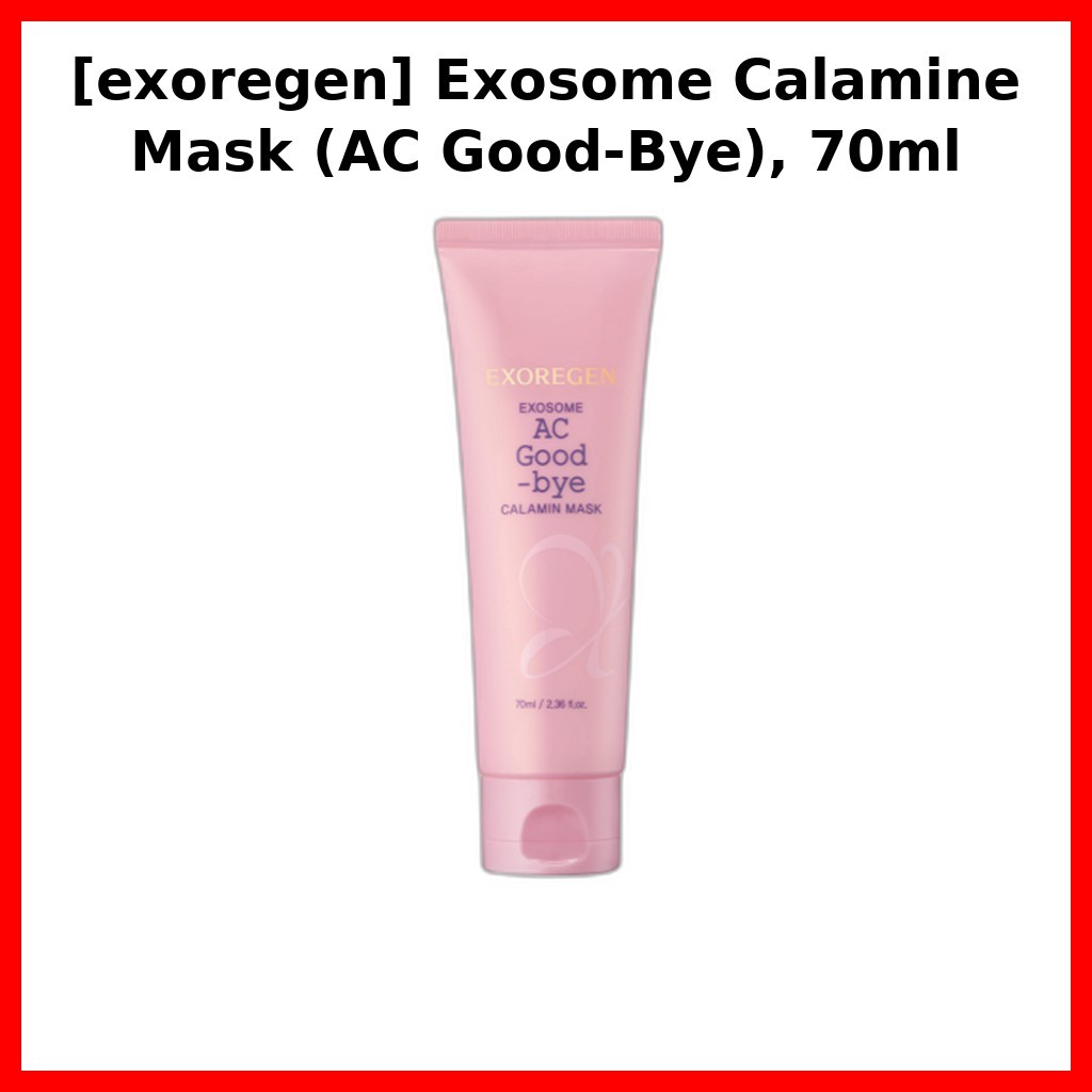 [exoregen] Mặt nạ Exosome Calamine (AC Good-Bye), 70ml / Mặt nạ Exosome Hàn Quốc / Kiểm soát mụn trứ