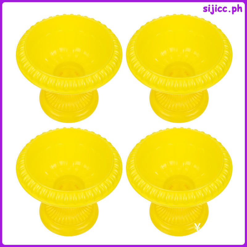 4 Nhựa La Mã Cột Urn Cho Lễ Cưới Sân Vườn Ban Công Trang Trí sijicc