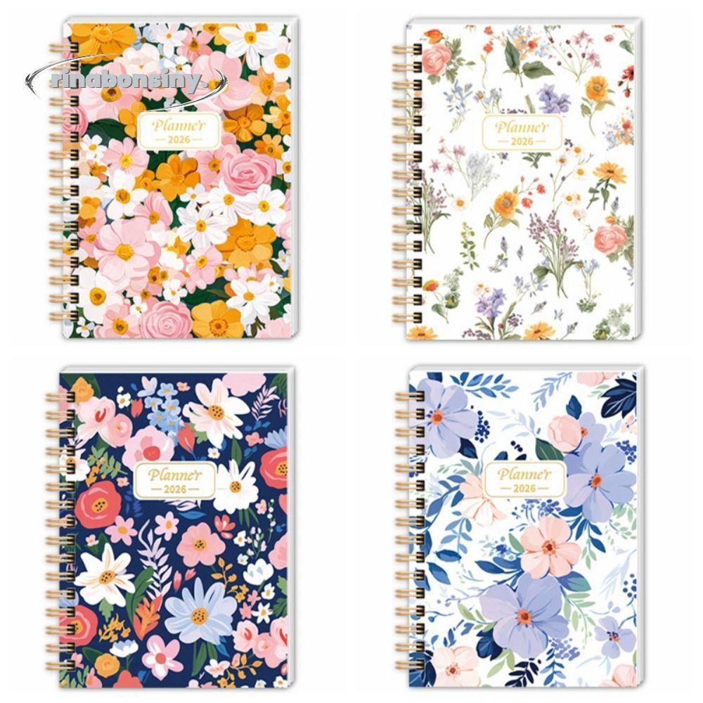 RINABONSINY 2026 Planner, Jan.2026 - Dec.2026 Lịch hàng tuần và hàng tháng 2026, Lịch trình A5 Sắp x