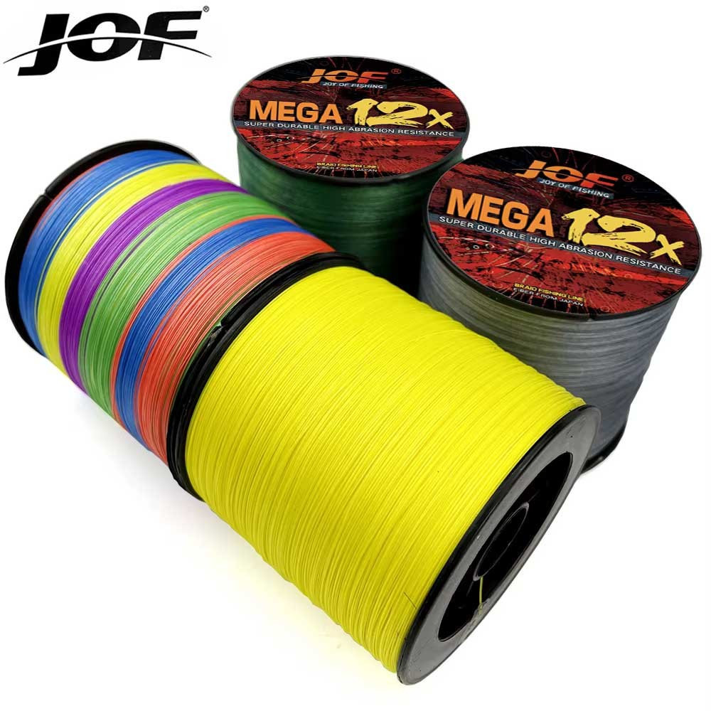 Đa màu JOF - Dây câu cá bện 300m và 500m, phù hợp cho câu cá