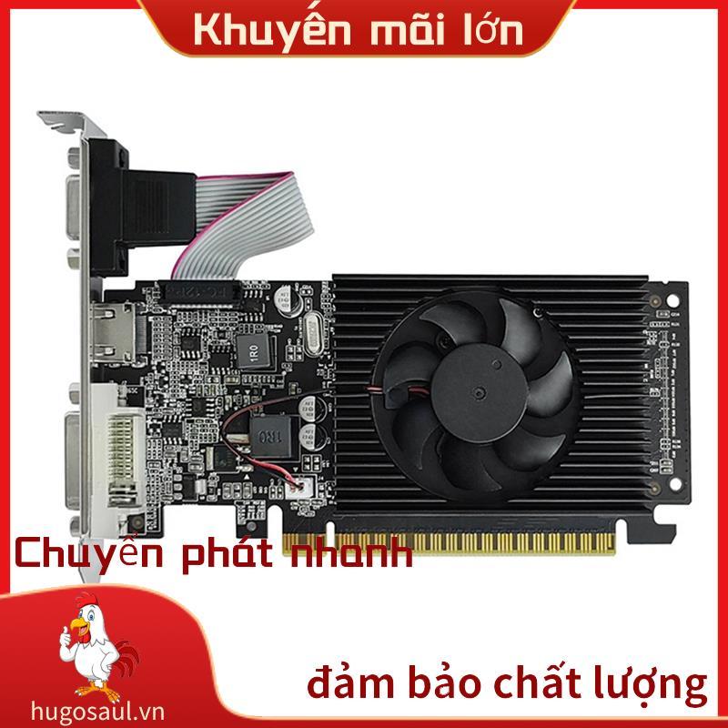 Card đồ họa GT210 1GB DDR3 64Bit PCIE 2.0 40nm GPU - Tương thích + VGA + DVI Card Video để bàn .hugo