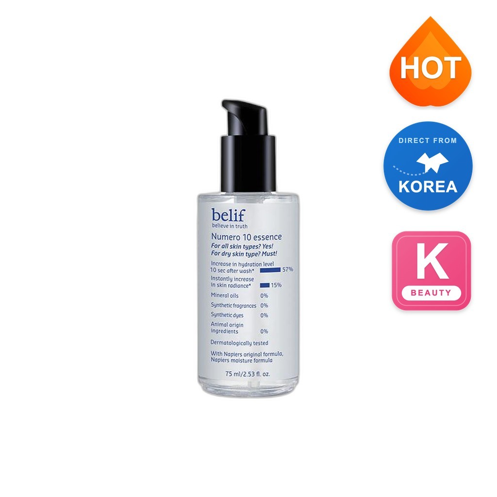 [Belif] Tinh chất Numero 10 75 ml / Tinh chất Hàn Quốc / Độ ẩm sâu / Xác thực 100% của SeoulGrow