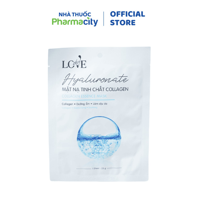 Mặt nạ Pharmacity tinh chất collagen Hyaluronate (23g)