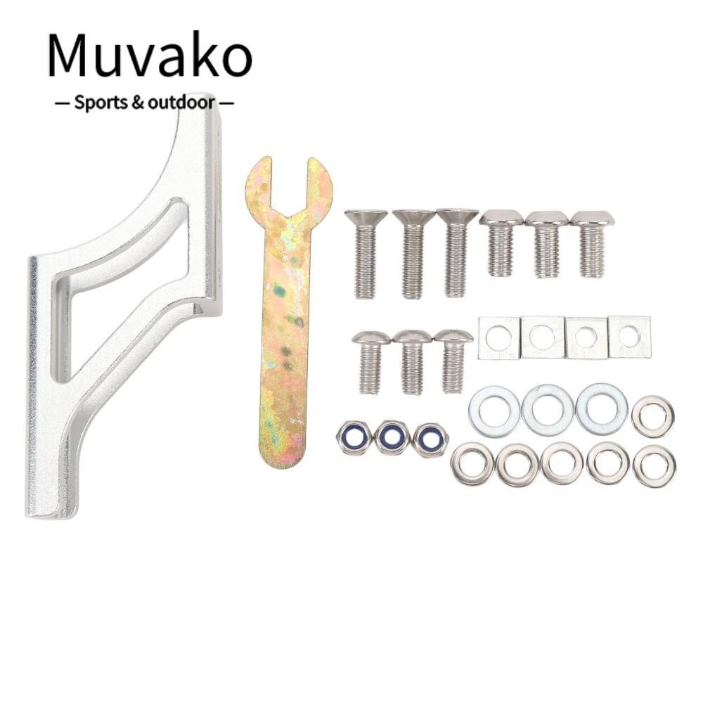 Bộ chuyển đổi hợp kim nhôm cho Brompton/Cline, dùng làm giá đỡ túi và mũi lợn, điều chỉnh được độ ca