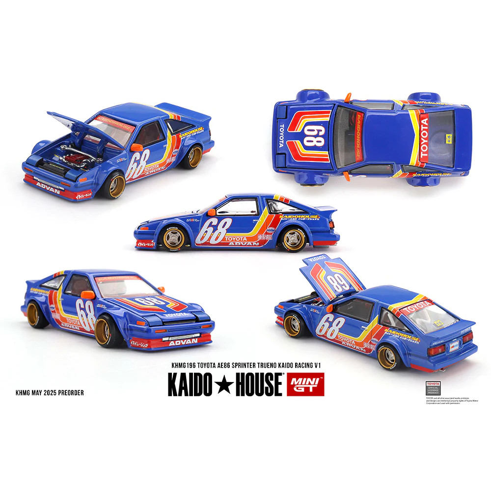 MÔ HÌNH XE Kaido House KHMG196 Toyota AE86 Sprinter Trueno Kaido Racing V1