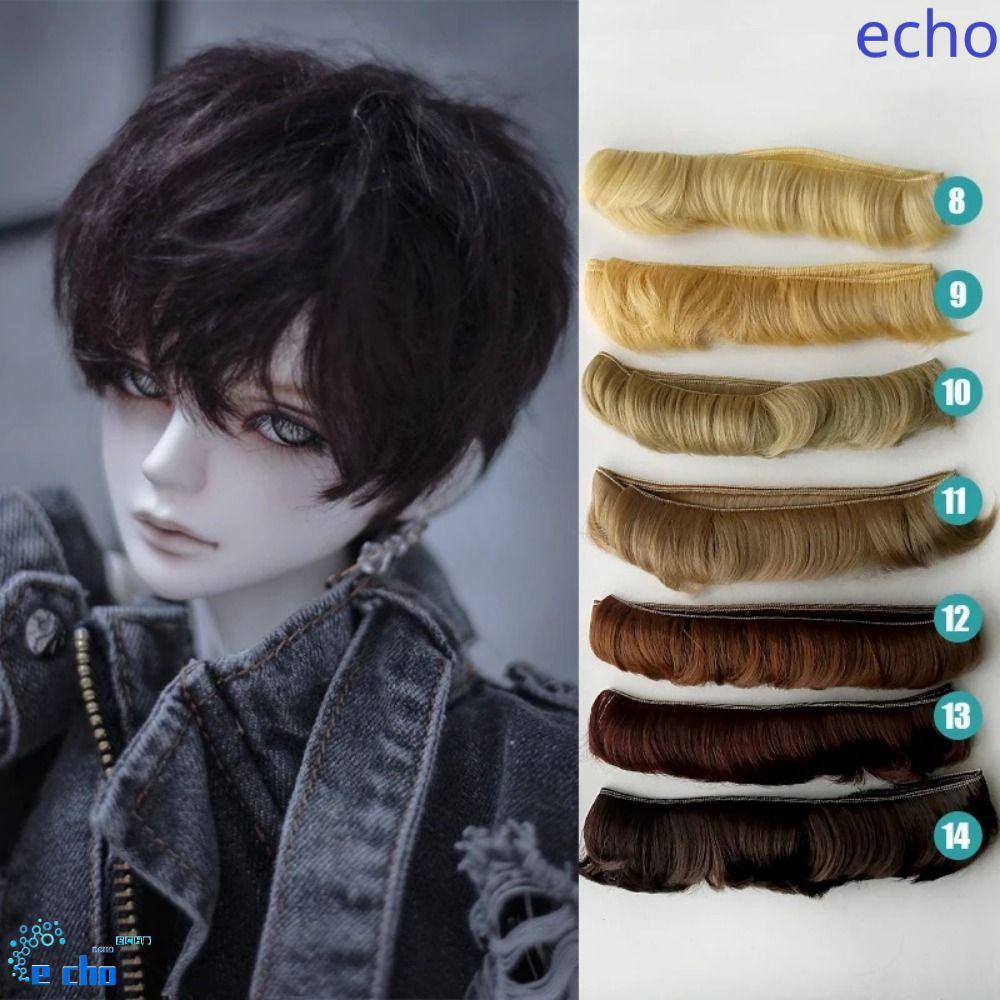 WELON Bjd DIY Fringe Hair, Dây nhiệt độ cao 5x100cm BJD / SD Tóc giả Fringe Hair, Dress Up Doll Tóc 