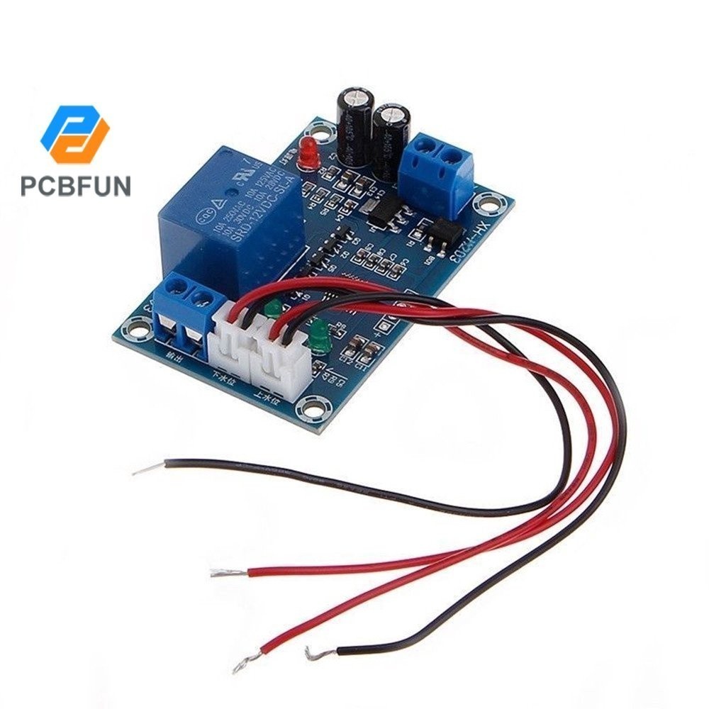 096 Mô-đun điều khiển mực nước PCBFUN hoàn toàn tự động XH-M203 AC / DC 12V cho máy bơm PCBFUN