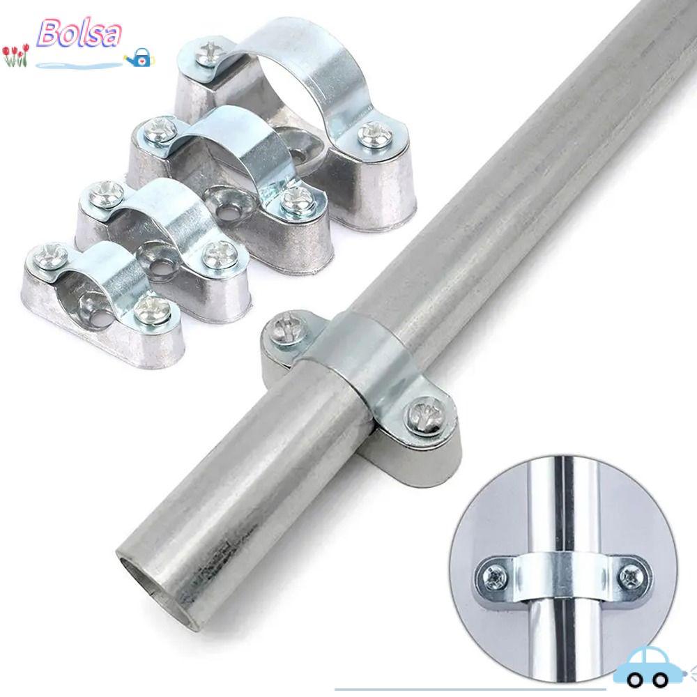 BOLSA 1 Cái -Vỏ Mã, Phần Cứng Dây Hợp Kim Nhôm / Thẻ Thép Không Gỉ 304, Tròn Có Vít Cố Định Kẹp Ống 