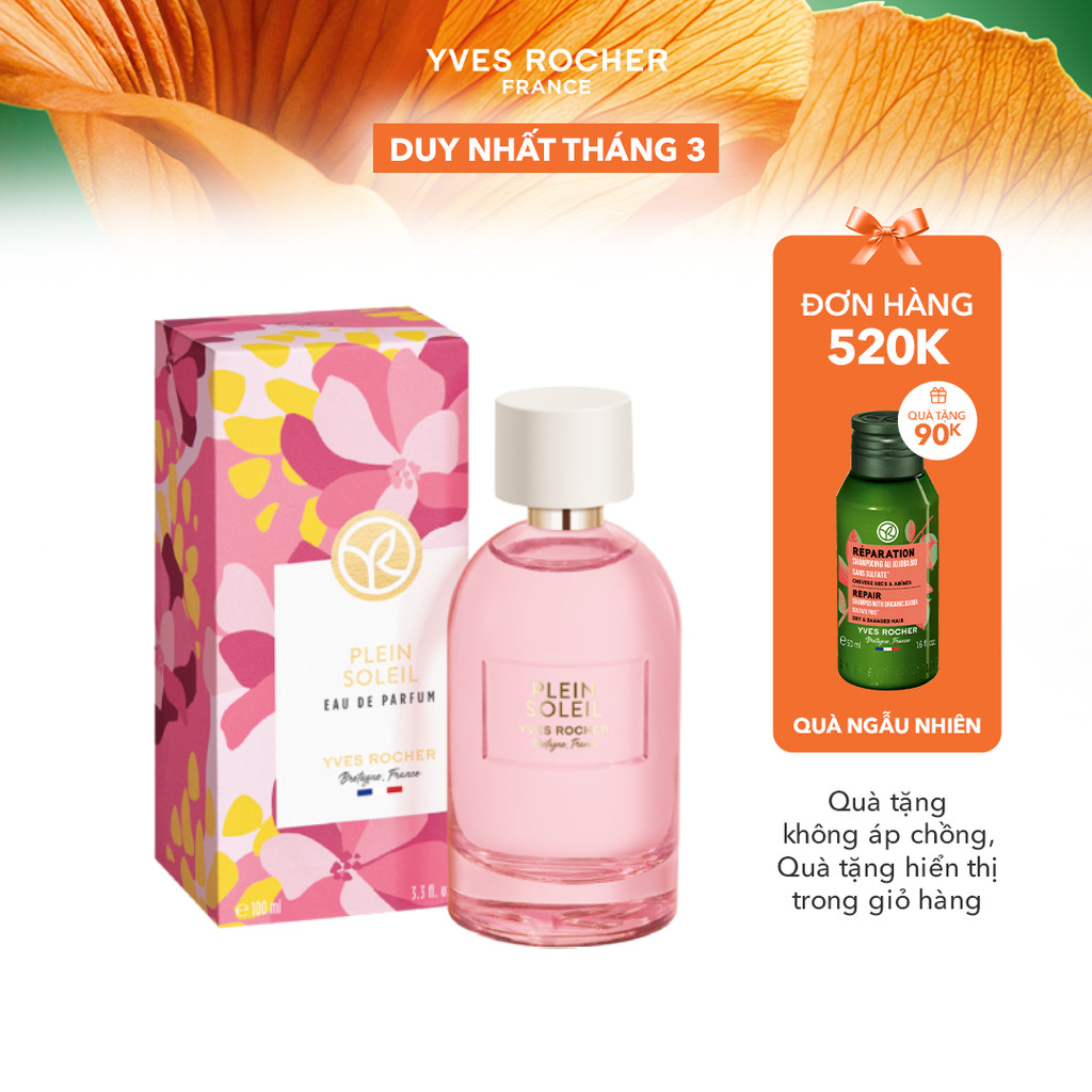 Nước hoa Pleines Natures Eau De Parfum Plein Soleil Spray 100ml