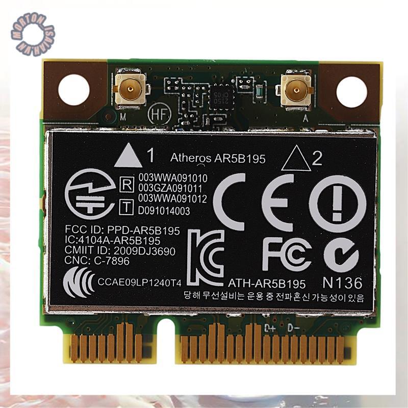 [VNG3] AR9285 AR5B195 150M + BT3.0 Thẻ không dây PCI-E nửa Mini SPS:593127-001 592775-001 cho 430 43