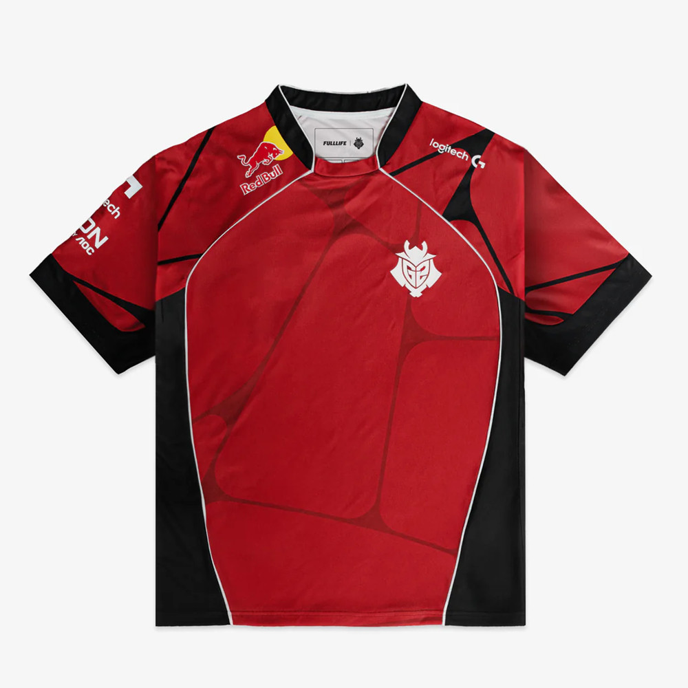 G2 ESPORTS Pro Kit 2026 Jersey - Áo thun thể thao nam, phù hợp cho các trận đấu Liên Minh Huyền Thoạ